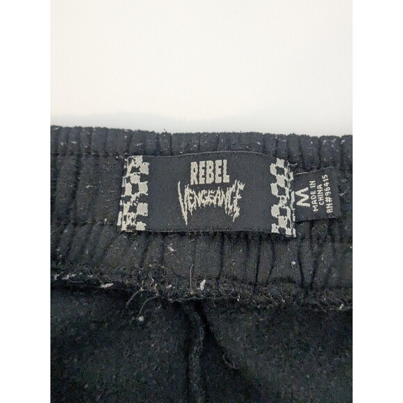 Rebel Vengeance Men's Day of the Dead Goth Skull Lounge Sweatpants size M - Picture 4 of 8